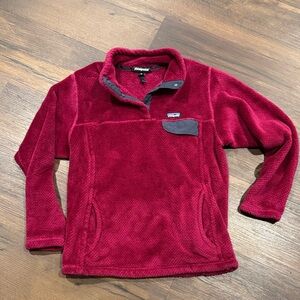 Patagonia Girls Snap-T Re-Tool Pullover Jacket Fleece